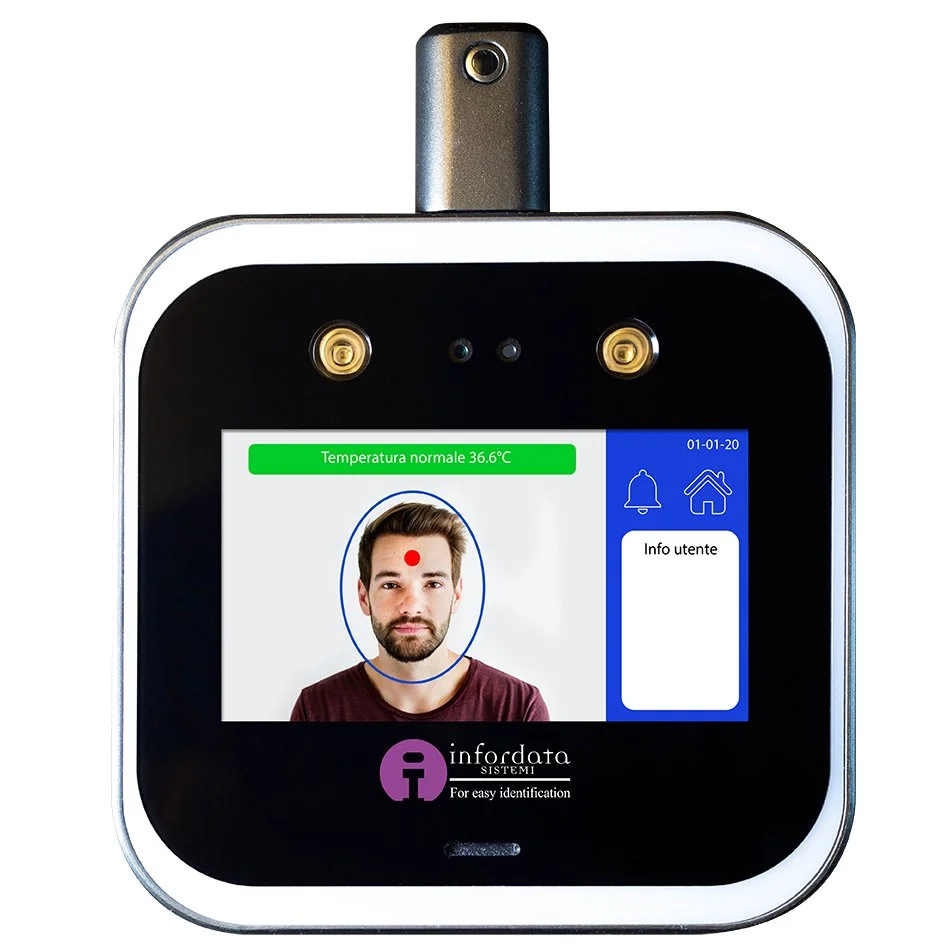 INFDF105 terminale di controllo accessi con termocamera