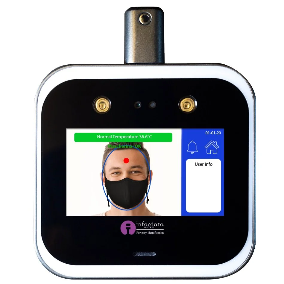 INFDF105 terminale di controllo accessi con termocamera - immagine 3