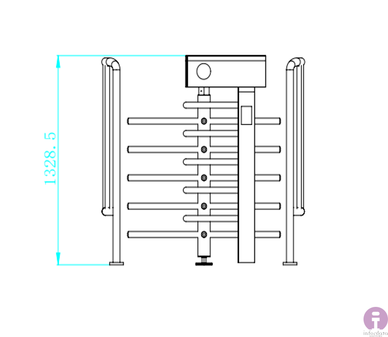 DR-TC-6373C Tripode compatto con gettoniera (monete) - immagine 3