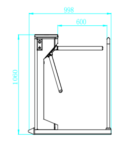 DR-TC-6373C Tripode compatto con gettoniera (monete) - immagine 3
